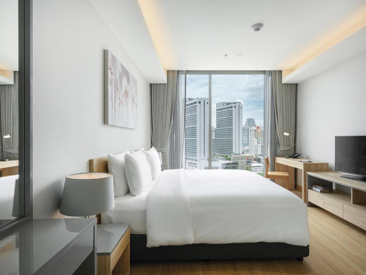 Oakwood Suites Bangkok Zewnętrze zdjęcie Bedroom