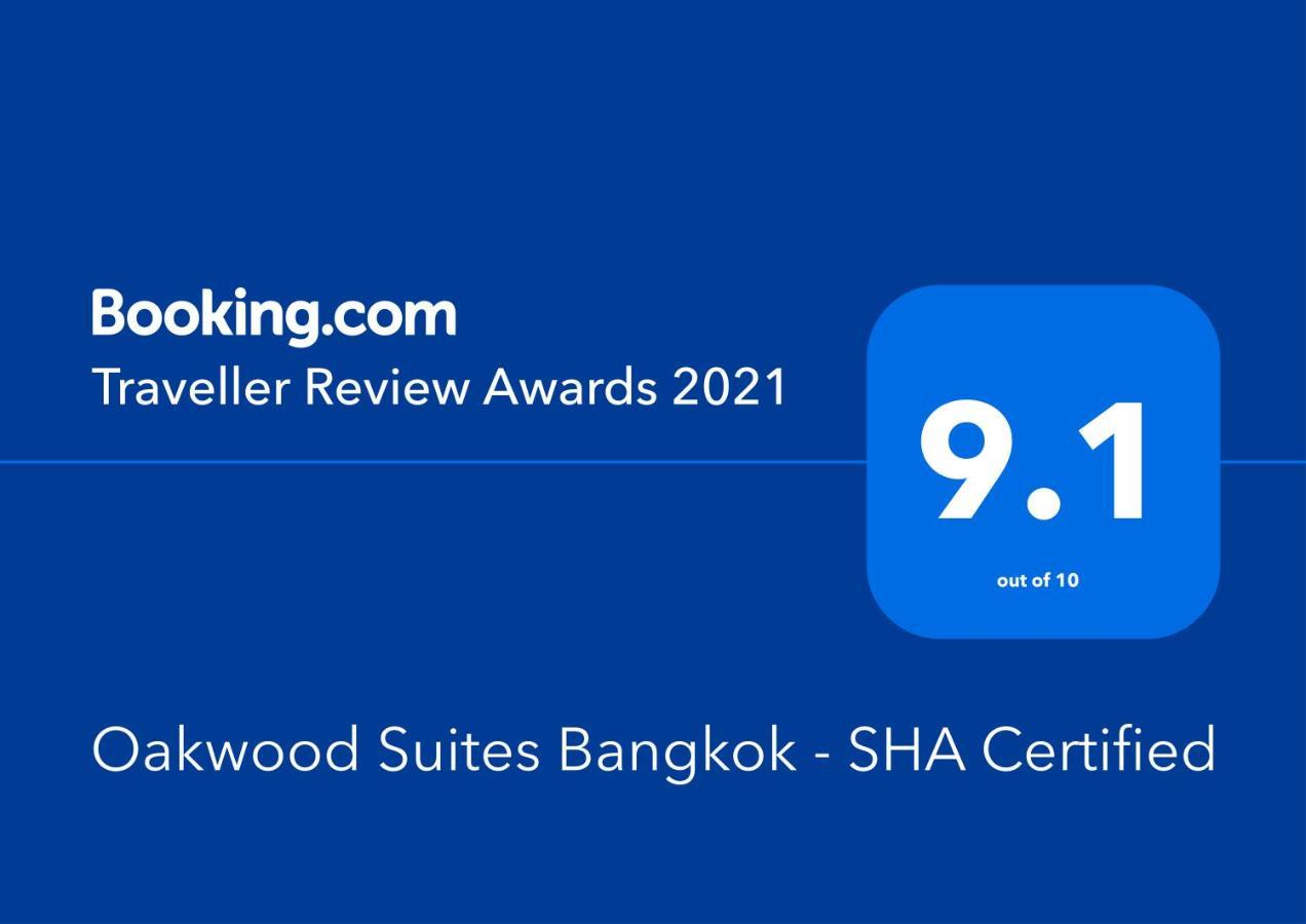 Oakwood Suites Bangkok Zewnętrze zdjęcie Booking.com Traveller Review Awards 2021